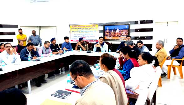 District Magistrate Vinay Shankar Pandey and SSP Ajay Singh participated in the coordination meeting and table top program organized for district level mock exercise.