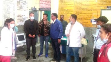 District Magistrate Tehri Garhwal Dr. Saurabh Gaharwar did 49 ultrasounds at Community Health Center Beleshwar