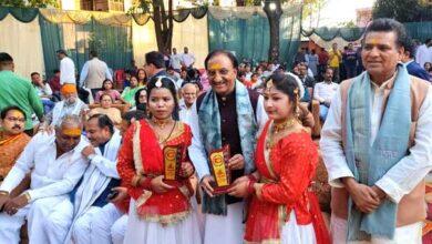 MP Haridwar Dr. Ramesh Pokhriyal Nishank participated in Holi Milan program organized by Press Club Haridwar