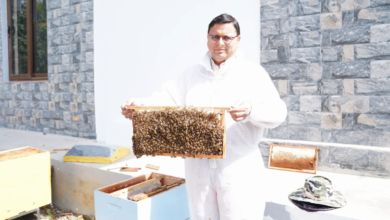 मुख्यमंत्री आवास परिसर में  किया गया शहद प्रसंस्करण कार्य