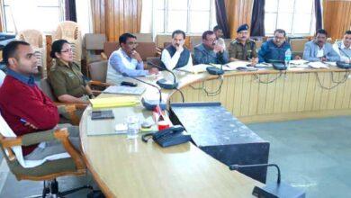 District Magistrate Rudraprayag Mayur Dixit gave strict instructions to officers against encroachment