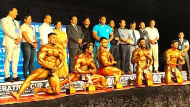 Union Minister of State for Defense and Tourism Ajay Bhatt inaugurated the 12th National Body Building Competition held in Haldwani