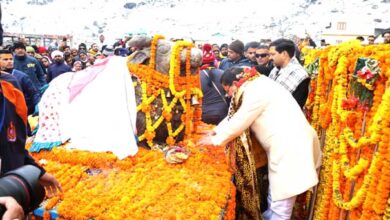 Kedarnath Dham_Chief Minister Dhami offered prayers