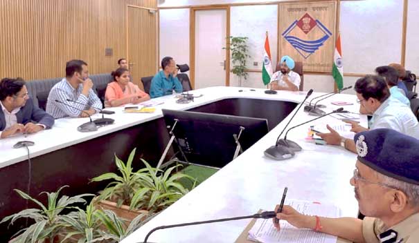 Integrated Metropolitan Traffic Authority meeting chaired by Chief Secretary Dr. S.S. sandhu