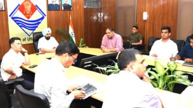 meeting with officials of the tourism department regarding Jageshwar Dham master plan