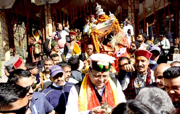 world famous Maa Gangotri and Maa Yamunotri shrines were opened for the devotees to visit.