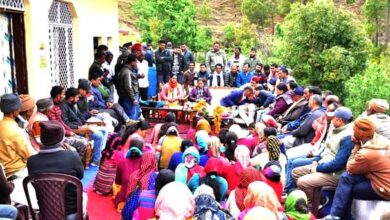 Cabinet Minister and Someshwar MLA Rekha Arya did field visit in Majkhali Mandal