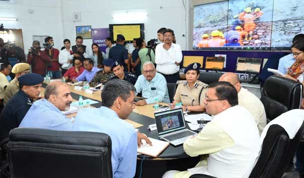 Chief Minister Dhami did a virtual observation of the mock exercise being done for disaster management on Chardham Yatra routes