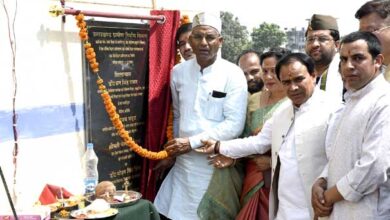 Higher Education Minister Dr. Dhan Singh Rawat G.I.C. Laid foundation stone of Physics, Chemistry and Biology laboratories at Motinagar