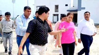 Sports Minister Rekha Arya inspected Sports Stadium Roshnabad and Hockey Stadium