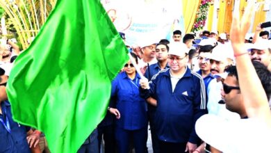 Chief Minister Dhami flagged off "Thank Modi ji for G-20 in Uttarakhand"