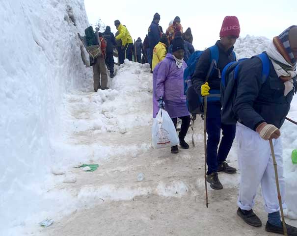 Shri Kedarnath Yatra Marg has been made smooth for pedestrians