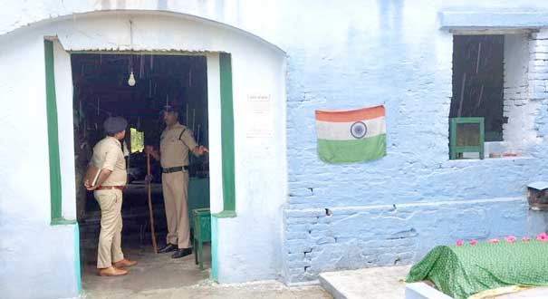 shrine on the property of the Irrigation Department