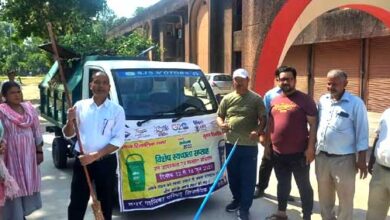 Cleanliness drive was conducted in the Collectorate building complex, Haridwar