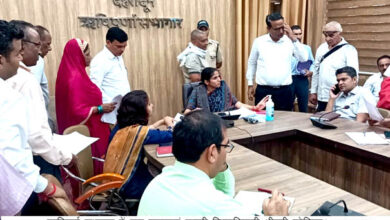 Public hearing program organized under the chairmanship of District Magistrate Mrs. Sonika, 98 complaints were received