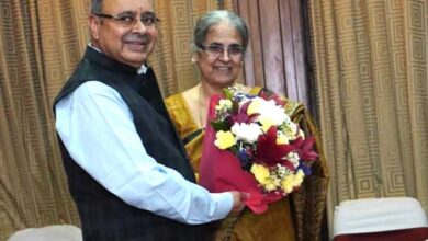 UCC President Smt. Ranjana Prakash Desai pays courtesy call on Law Commission Chairman Justice (Retd) Rituraj Awasthi