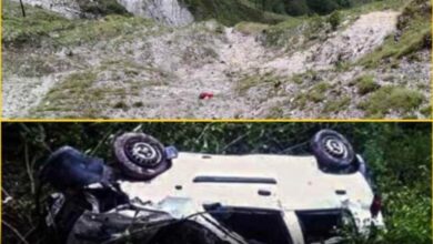 पिथौरागढ़ जनपद में गहरी खाई में गिरी बोलेरो, 8 लोगों की मौके पर हुई मौत