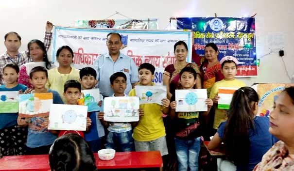 art competition under the cleanliness campaign organized by Human Rights and Social Justice Organization