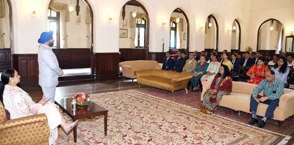 A family meeting program was organized for all the personnel posted in Raj Bhavan and their families at Raj Bhavan, Nainital.