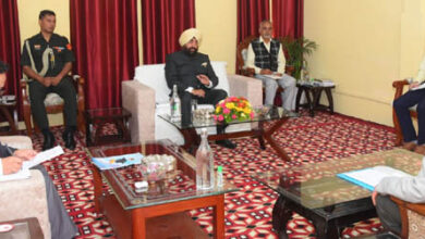 Governor Lt Gen (Retd) Gurmeet Singh took a meeting of Deans and Directors of Kumaon University at DSB campus