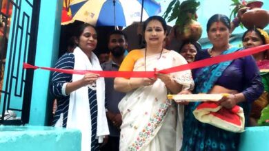 District Panchayat President Deepika Bohra and District Magistrate Reena Joshi inaugurated Naula beautification works in village Bhurmuni under development block Vin