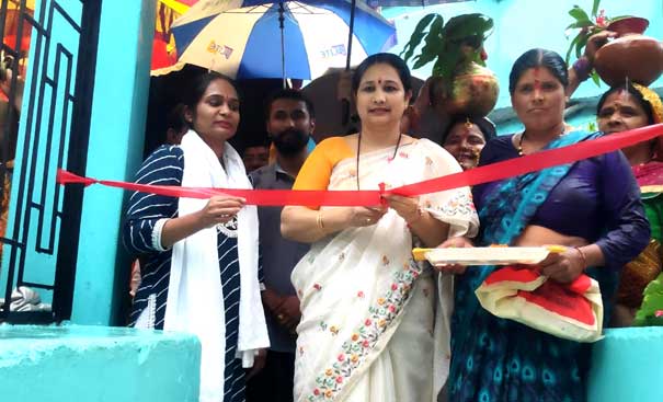 District Panchayat President Deepika Bohra and District Magistrate Reena Joshi inaugurated Naula beautification works in village Bhurmuni under development block Vin