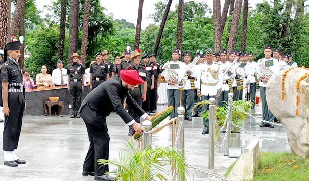 Headquarters Uttarakhand Sub Area organized 'Wreath Laying Ceremony' at Shaurya Sthal