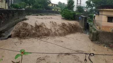 कोटद्वार के कौड़िया वार्ड में पनियाली गदेरे ने मचाई तबाही,  कई घरों में भरा पानी 