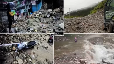 उत्तराखंड के पहाड़ी इलाकों में बारिश बरपा रही कहर, उफान पर नदी-नालों का जलस्तर, कई घरों में घुसा मलबा 