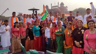 स्वतंत्रता दिवस पर लाल किले में उत्तराखण्ड के पारंपरिक रंग बिखरे