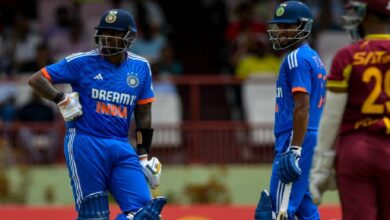 तीसरे टी-20 मुकाबले में भारत ने वेस्टइंडीज को 7 विकेट से हराया, सूर्या और तिलक ने खेली शानदार पारी  