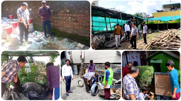 dengue control and public awareness team conducted intensive awareness campaign