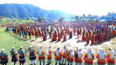 The performance of Chholiya and Jhauda folk dancers of Uttarakhand along with Dhol Damaun folk instruments got a place in the World Book of Records.