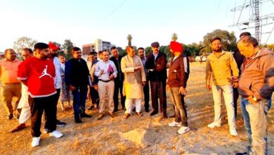 शहरी विकास मंत्री डॉ० प्रेमचंद अग्रवाल ने दशहरा कमेटी व स्मार्ट सिटी के अधिकारियों के साथ किया परेड ग्राउंड का निरीक्षण