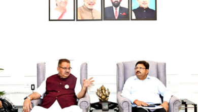 Minister Ganesh Joshi reviewed Apple Mission