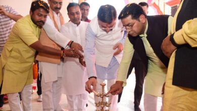 बंगाली कॉलोनी नानकमत्ता में मुख्यमंत्री ने श्री श्री माँ दुर्गा मंदिर का किया लोकार्पण