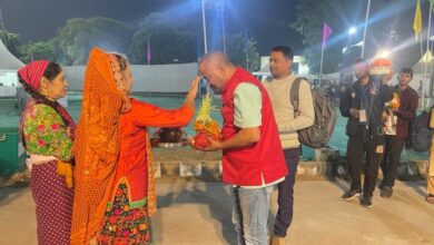 उत्तराखण्ड से भेजे गए “अमृत कलश यात्रा” का दल पहुँचा दिल्ली