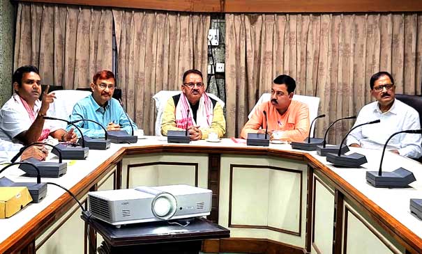 Agriculture Minister Ganesh Joshi held a meeting with officials of Assam State Agricultural Marketing Board in Guwahati