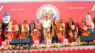 Chief Minister Pushkar Singh Dhami honored women in Eja-Baini Mahotsav
