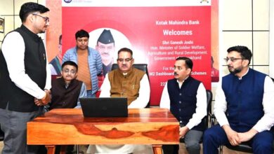कृषि मंत्री गणेश जोशी ने कोटक महिंद्रा बैंक के द्वारा तैयार किए गए डैशबोर्ड का किया अनावरण