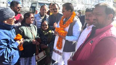 Minister in-charge Dr. Premchand Aggarwal was welcomed by BJP