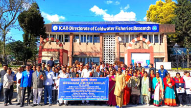 One day 'Tasar Sericulture Fair' organized in the auditorium of Cold Water Fisheries Research Directorate, Bhimtal