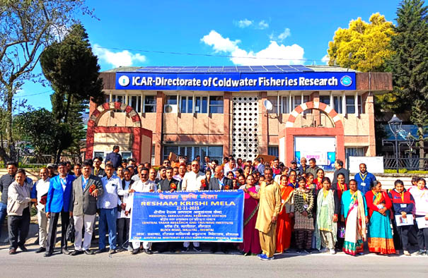 One day 'Tasar Sericulture Fair' organized in the auditorium of Cold Water Fisheries Research Directorate, Bhimtal