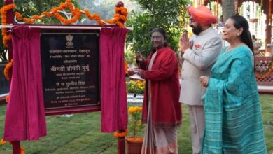 राष्ट्रपति ने राजभवन में नवनिर्मित शिव मंदिर परिसर का किया लोकार्पण