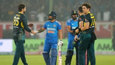 टी-20 सीरीज के पहले मुकाबले में भारत ने ऑस्ट्रेलिया को दो विकेट से हराया 