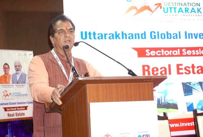 Cabinet Minister Dr. Premchand Aggarwal addressed investors in the session of the first day of Uttarakhand Global Investors Summit-2023