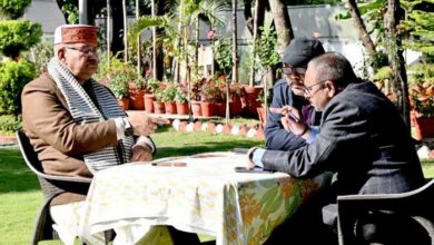 Cabinet Minister Ganesh Joshi held a meeting with Public Works Department officials regarding various development schemes under Mussoorie Assembly.