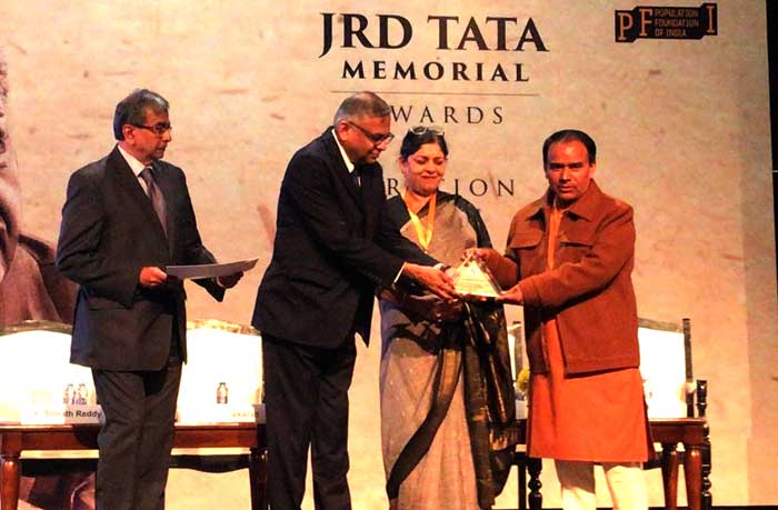Health Minister Dr. Dhan Singh Rawat received the Tata Memorial Award
