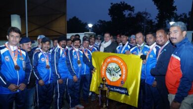 मुख्यमंत्री धामी ने काँस्य पदक जीतने पर खिलाड़ियों को किया सम्मानित