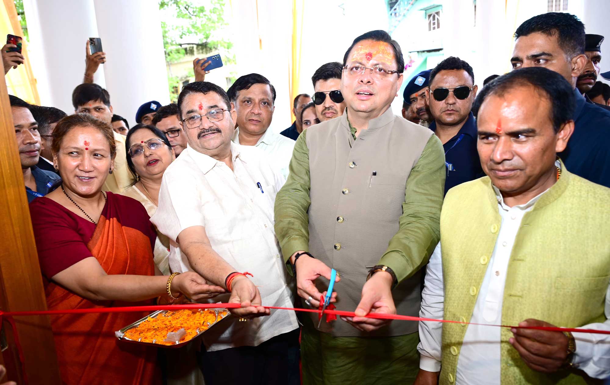 Chief Minister Dhami did Inauguration of the newly constructed building of SCERT